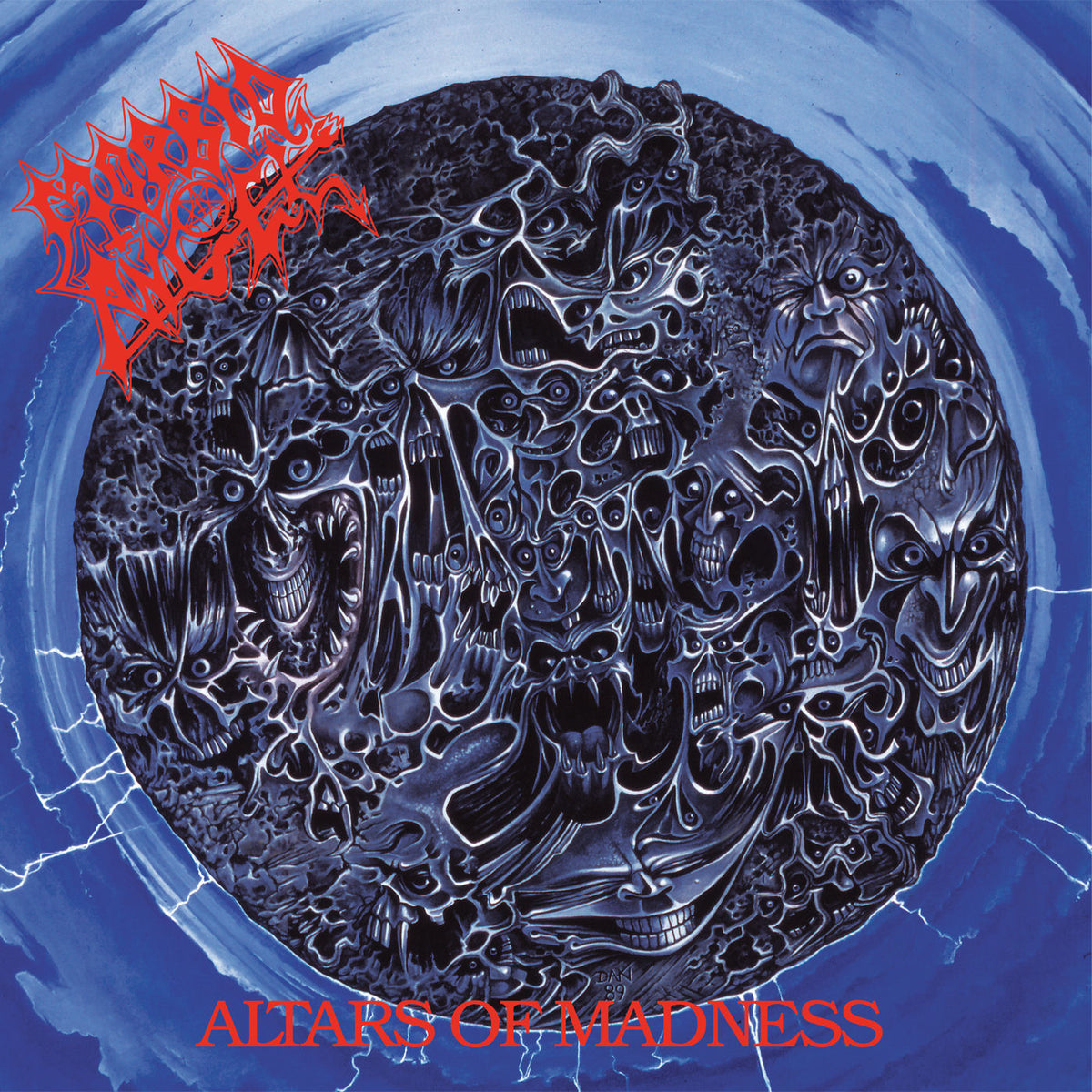 Morbid Angel – Altars Of Madness (White Vinyl) (Phd Exclusive) vinyl record cover