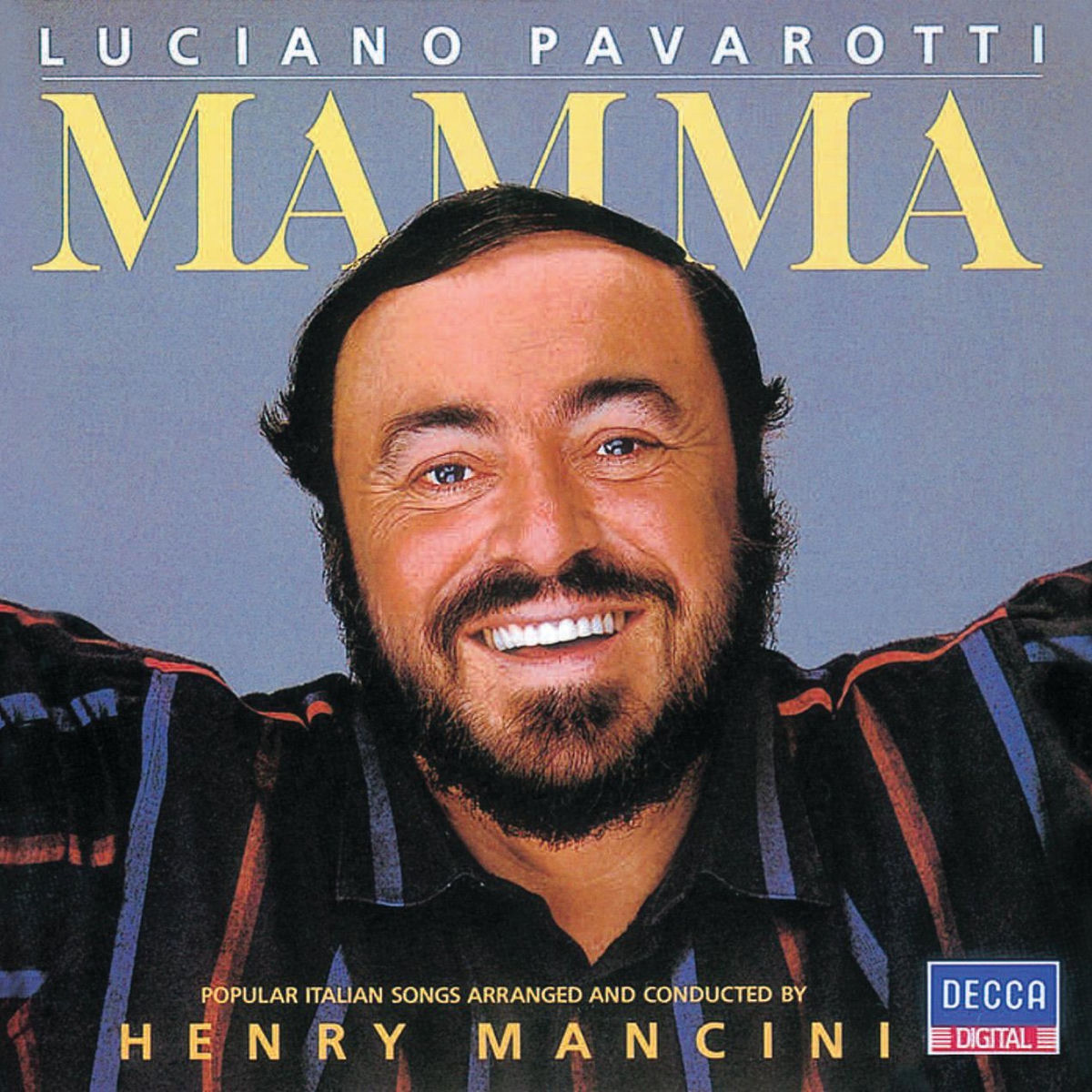 Luciano Pavarotti – Mamma vinyl record cover