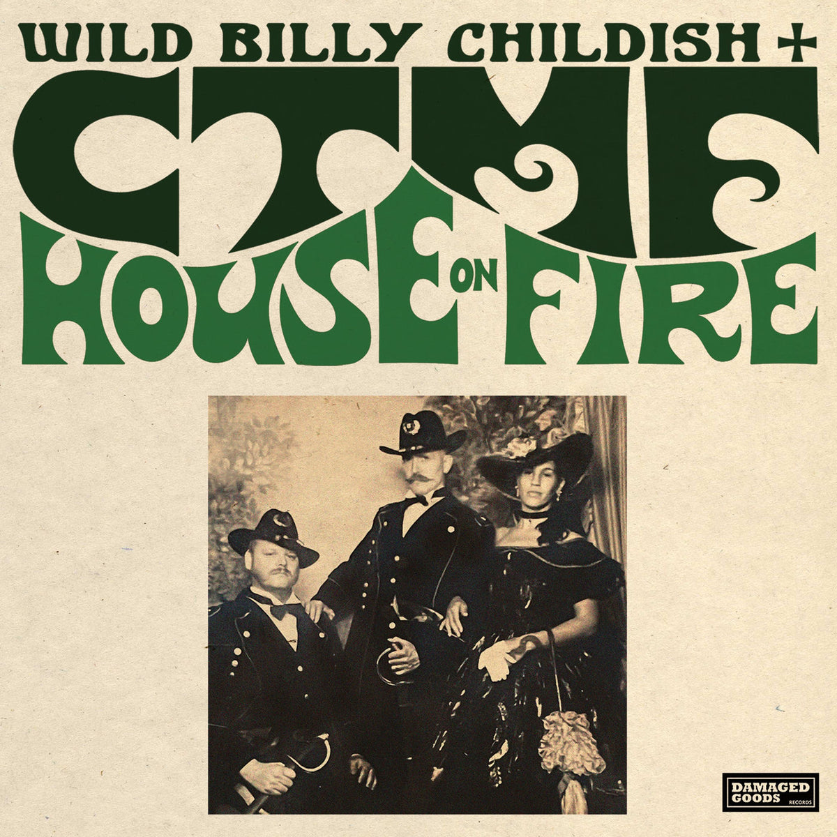 Wild Billy Childish & CTMF – House On Fire vinyl record cover