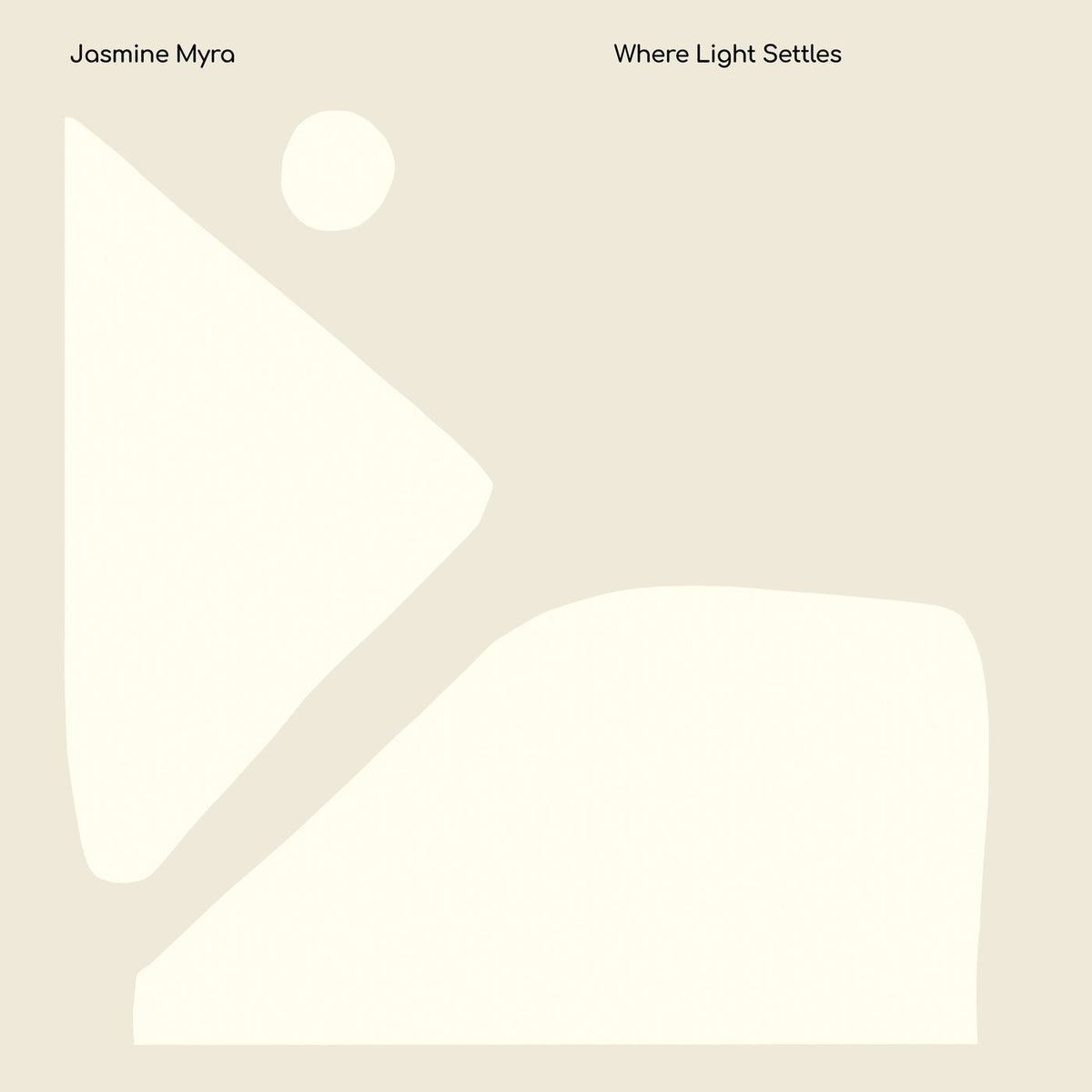 Jasmine Myra – Where Light Settles vinyl record cover