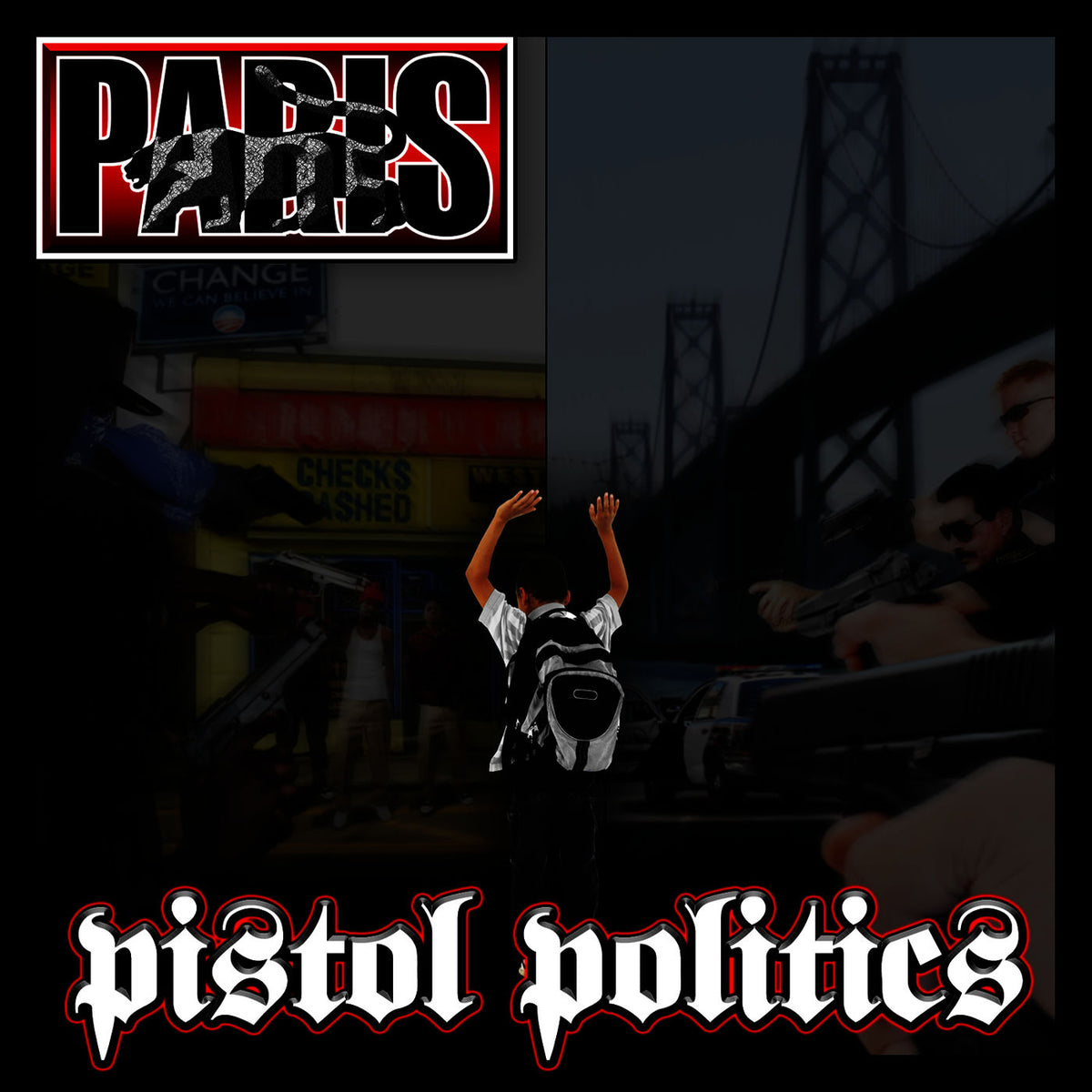 Paris – Pistol Politics vinyl record cover