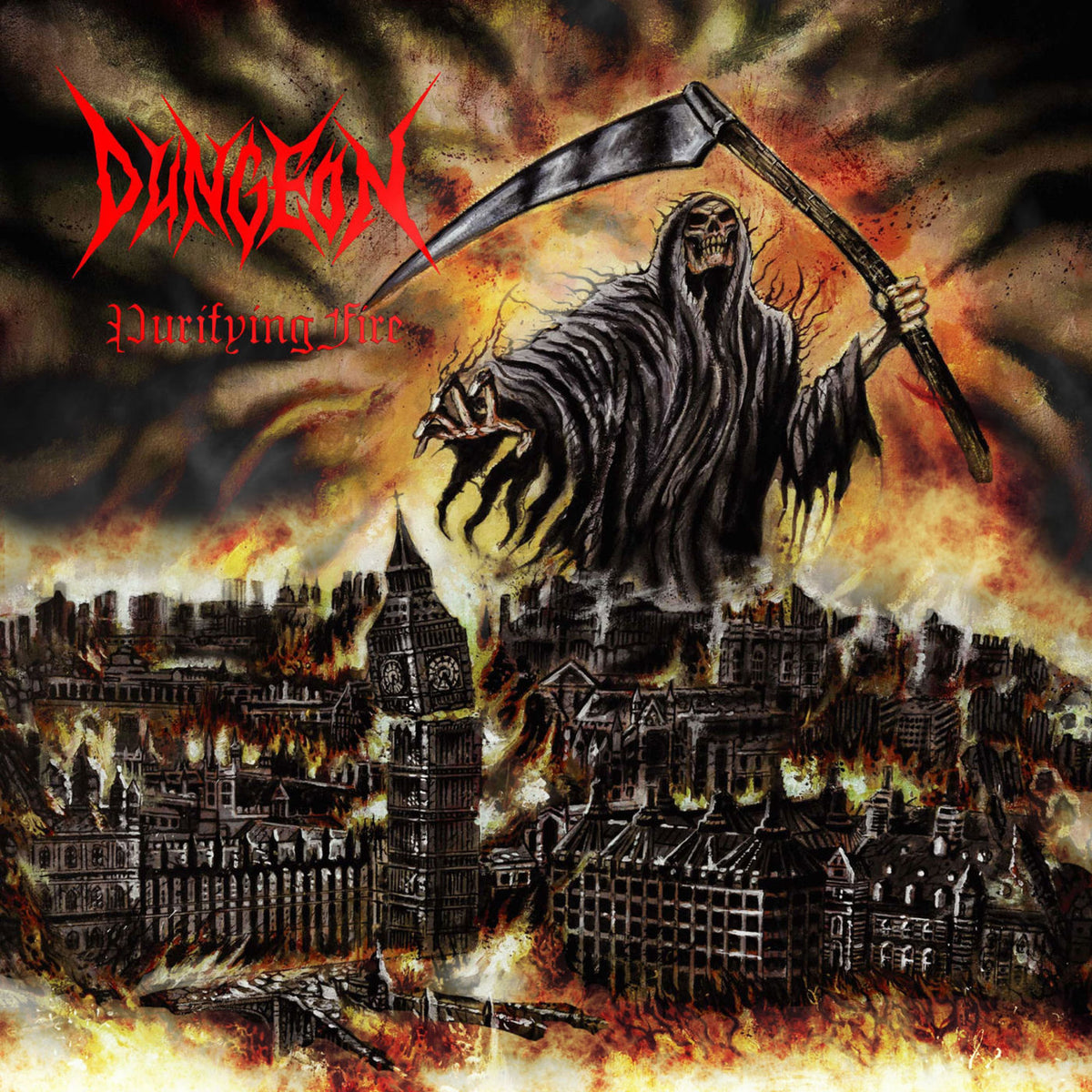 Dungeon – Purifying Fire vinyl cover