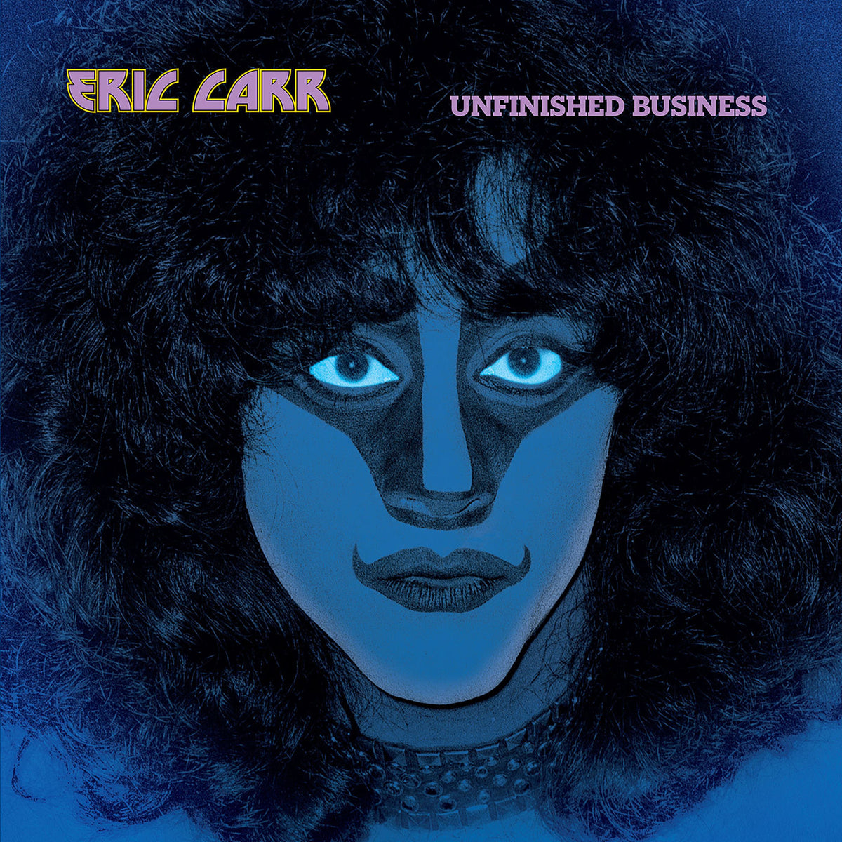 Eric Carr – Unfinished Business (Blue/Pink Light Effect Vinyl) (Rsd 2024) vinyl record cover