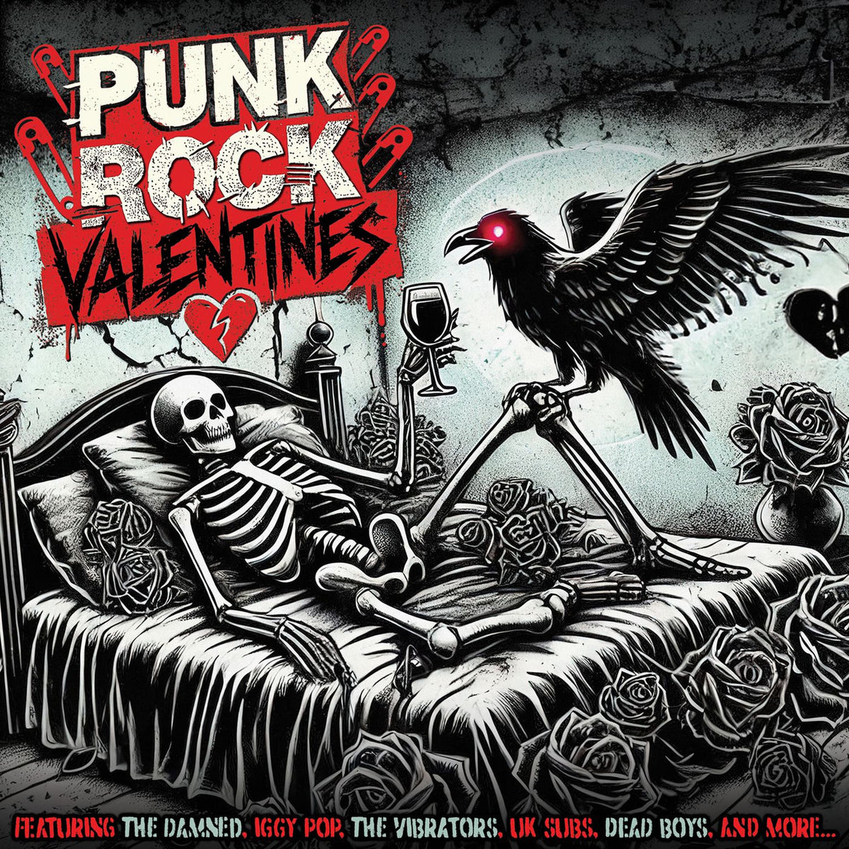 Various Artists – Punk rock valentines vinyl record cover
