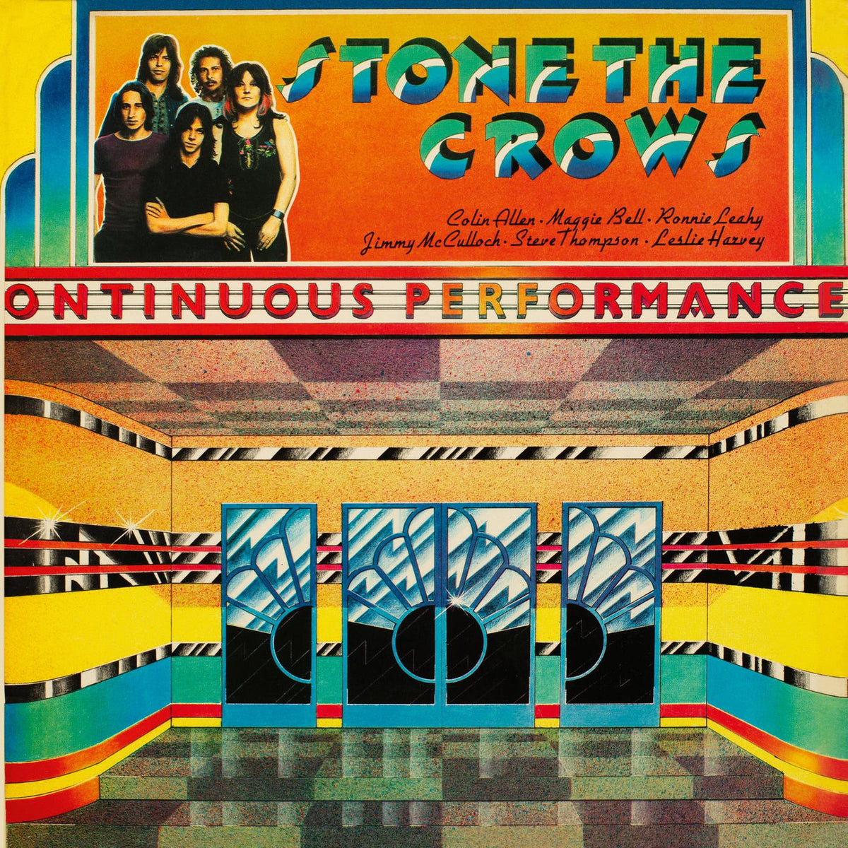 Stone the Crows – Ontinuous Performance vinyl record cover