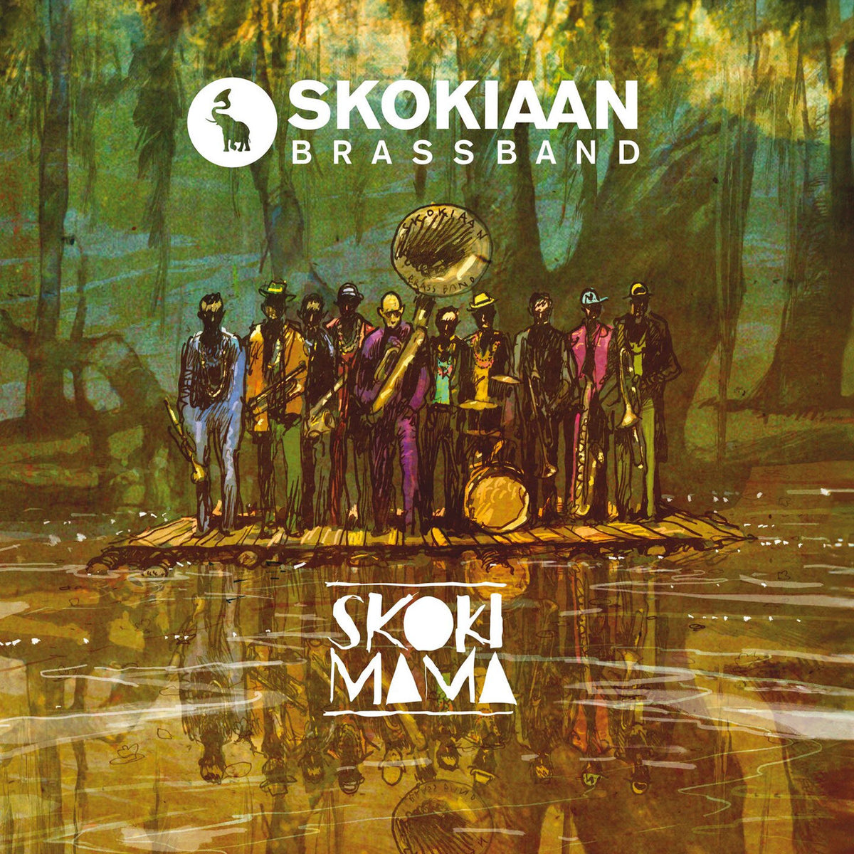 Skokiaan Brass Band – Skoki Mama vinyl record cover