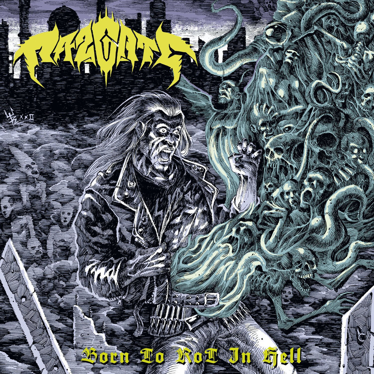Razgate – Born To Rot In Hell vinyl record cover