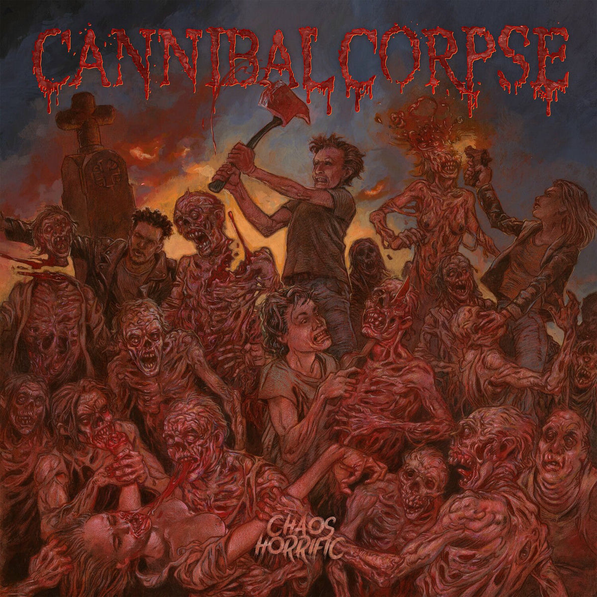 Cannibal Corpse – Chaos Horrific (Picture Disc) vinyl record cover