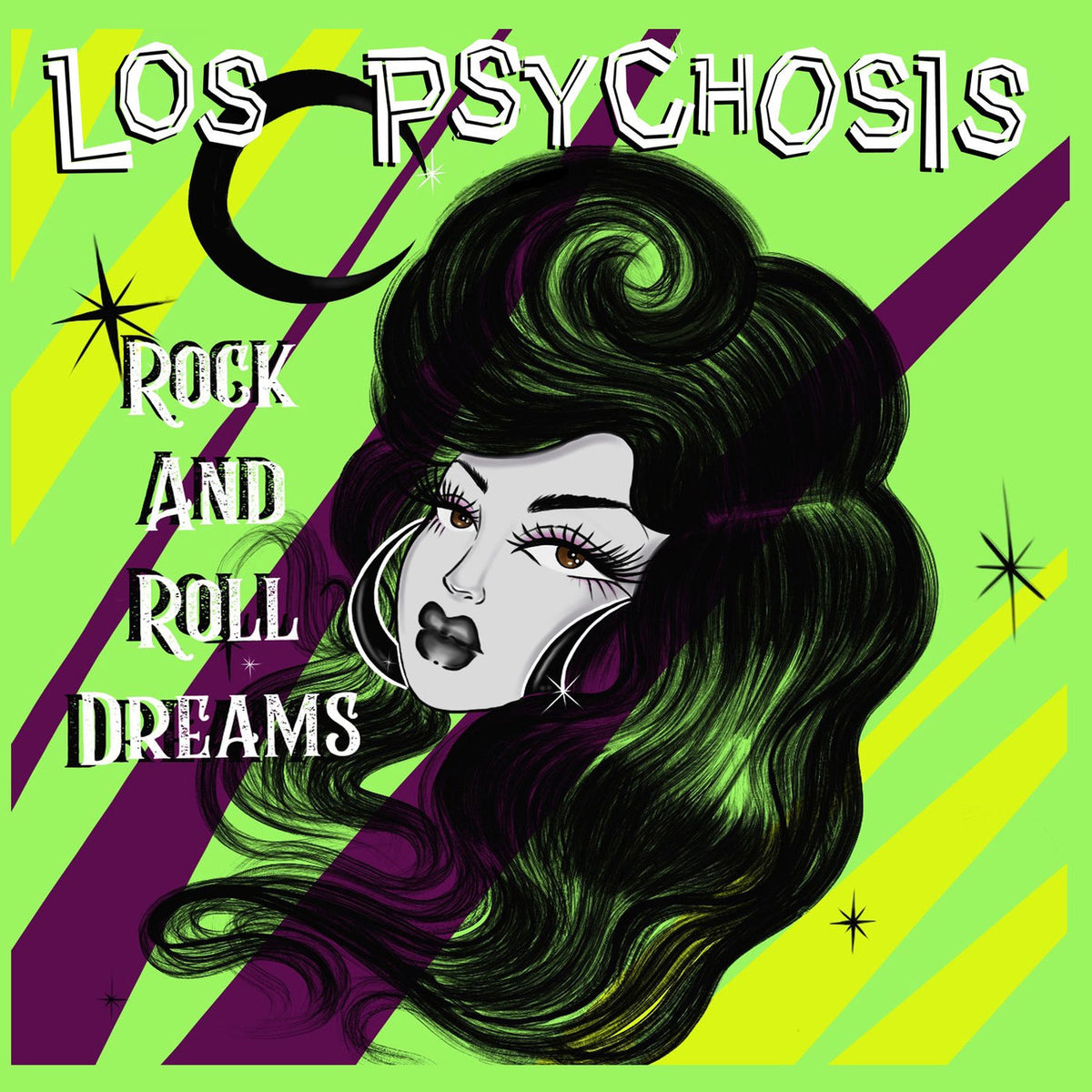 Los Psychosis – Rock And Roll Dreams [LP] vinyl record cover