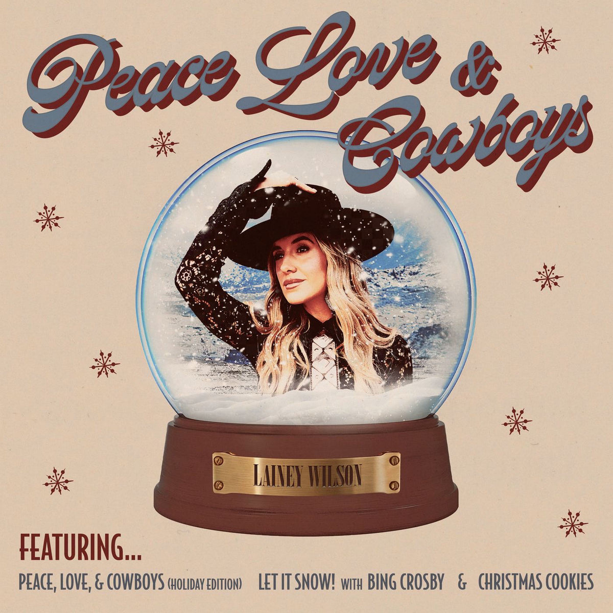 Lainey Wilson – Peace, Love, and Cowboys (Holiday Edition) vinyl cover