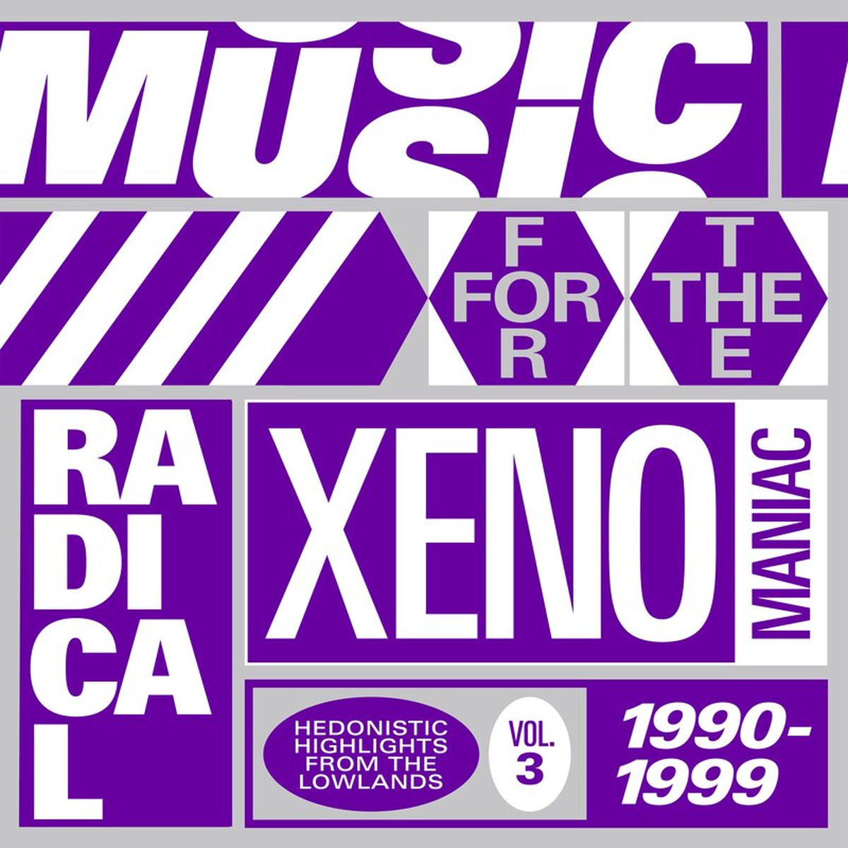 Various Artists – Music For The Radical Xenomaniac 3 [2LP] vinyl record cover
