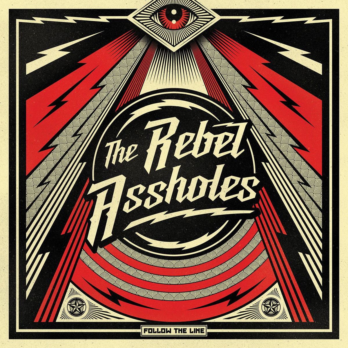 Rebel Assholes – Follow The Line vinyl record cover
