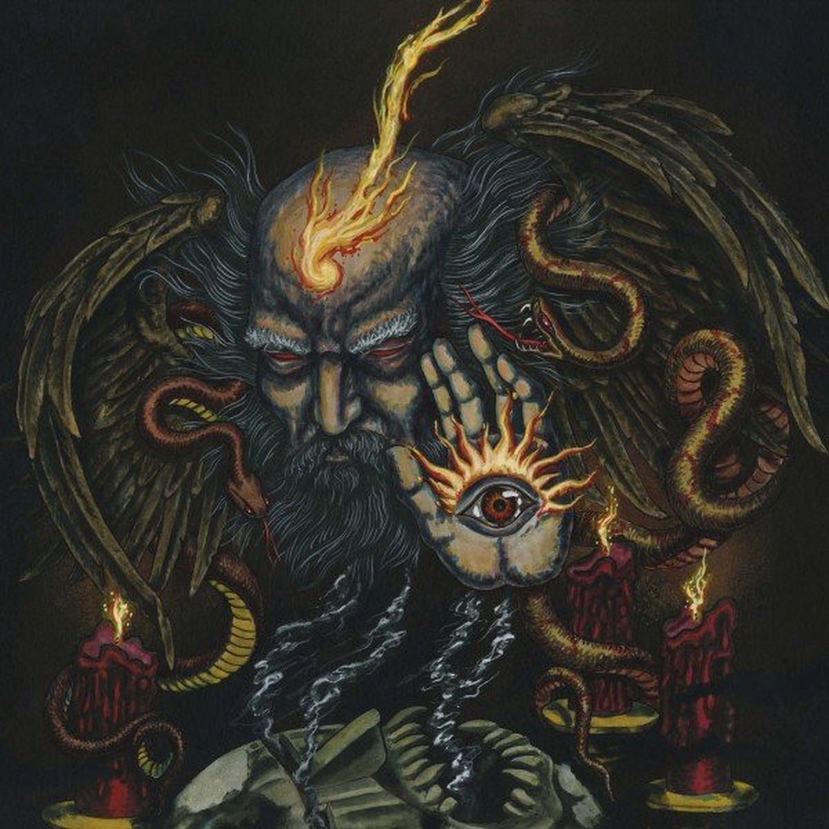 Aleynmord – The Blinding Light vinyl record cover