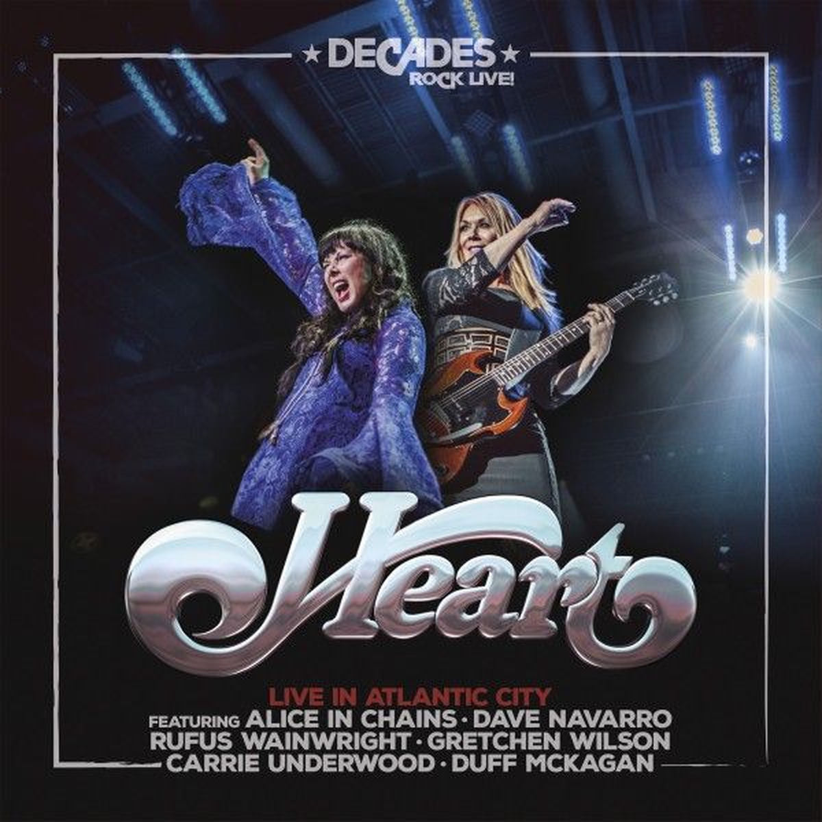 Heart – Live In Atlantic City vinyl record cover