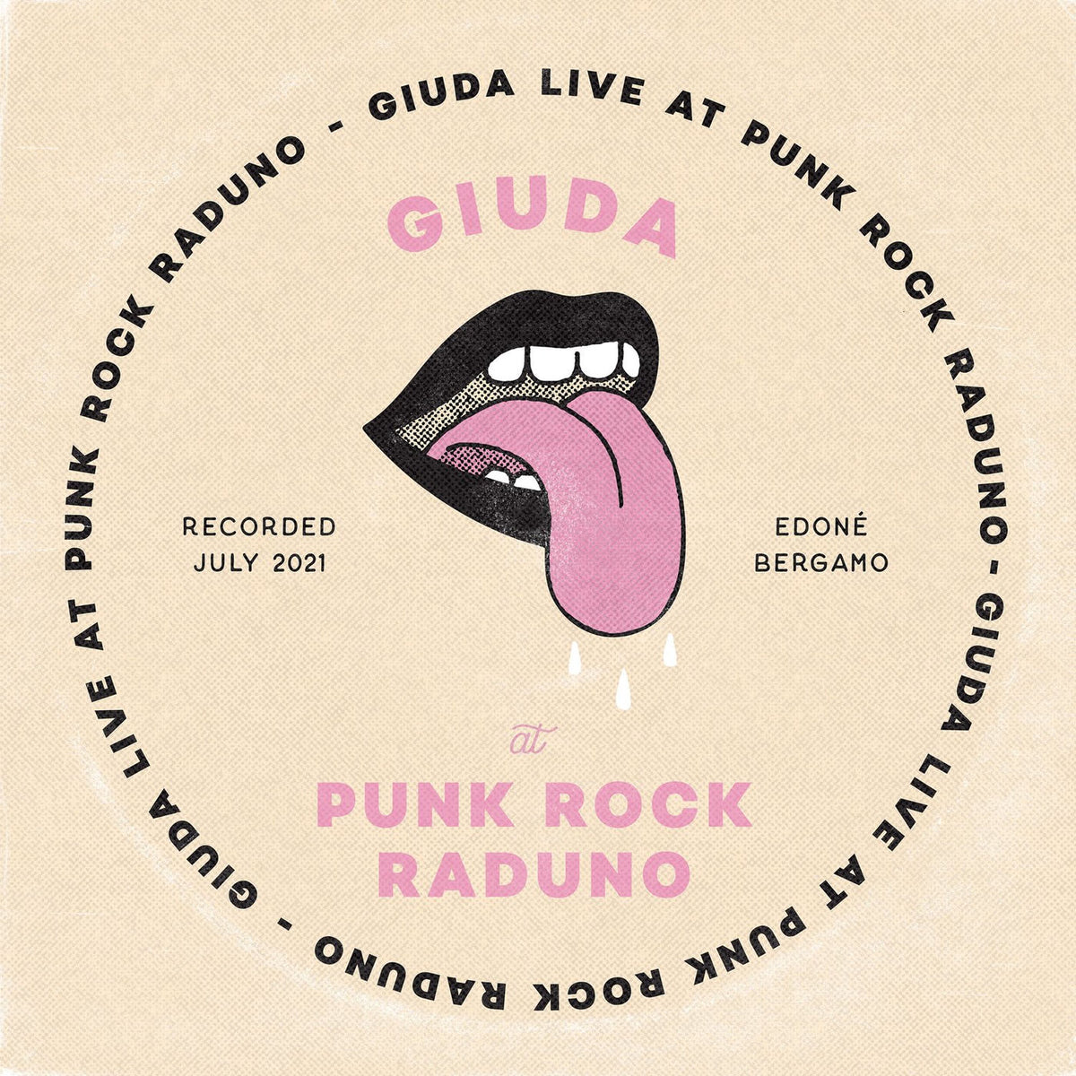 Giuda – Live At Punk Rock Raduno vinyl record cover
