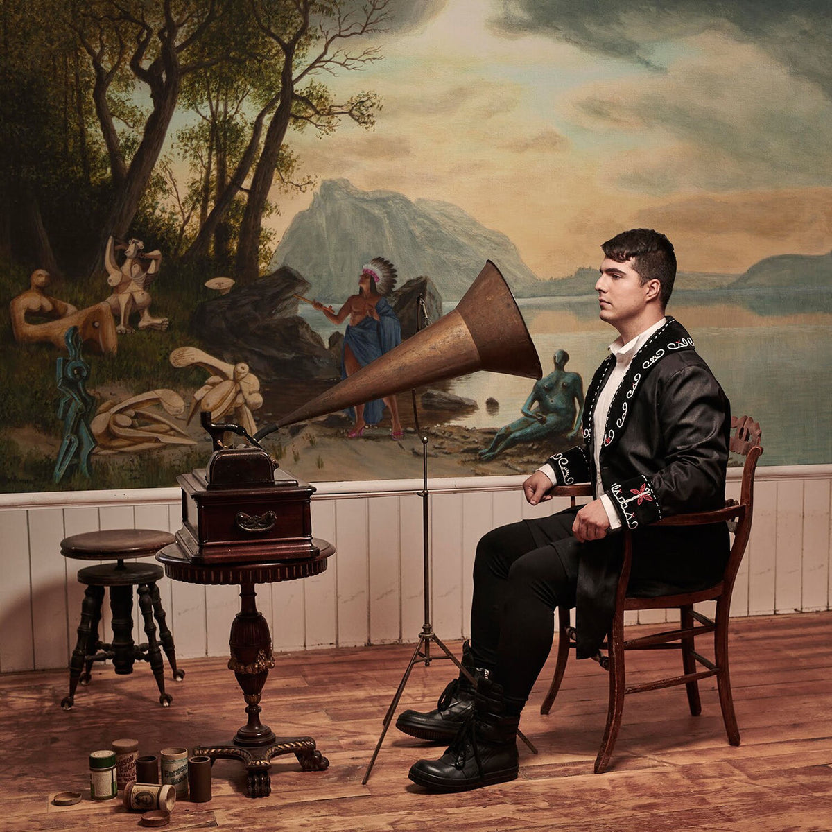 Jeremy Dutcher – Wolastoqiyik Lintuwakonawa vinyl cover
