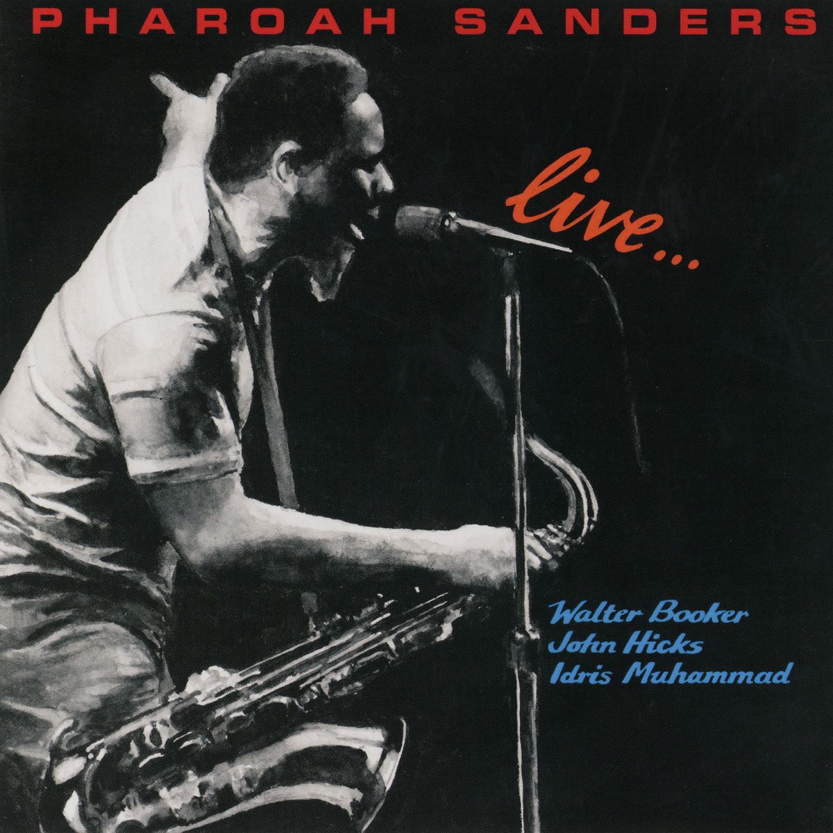 Pharoah Sanders – Live vinyl record cover