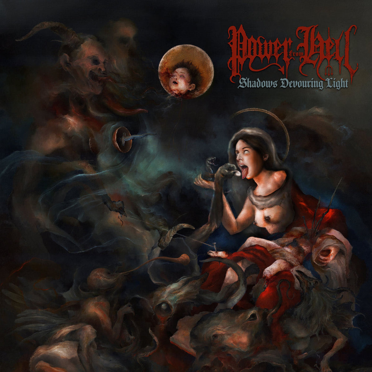 Power From Hell – Shadows Devouring Light [LP] vinyl record cover