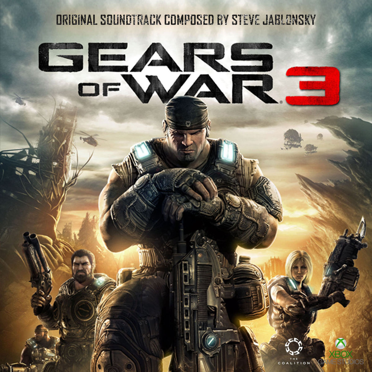 Steve Jablonsky – Gears of War 3 (Original Soundtrack) vinyl cover