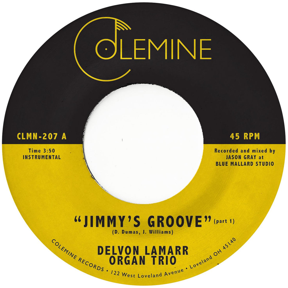Delvon Lamarr Organ Trio – Jimmy's Groove vinyl cover