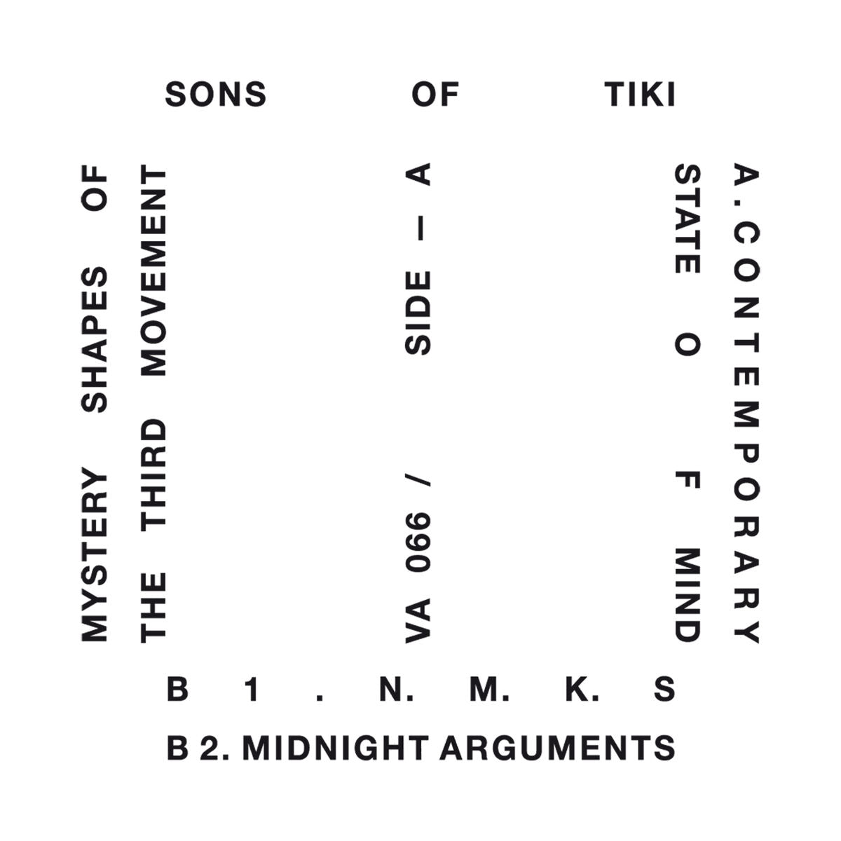 Sons of Tiki – Mystery Shapes Of The Third Movement vinyl cover