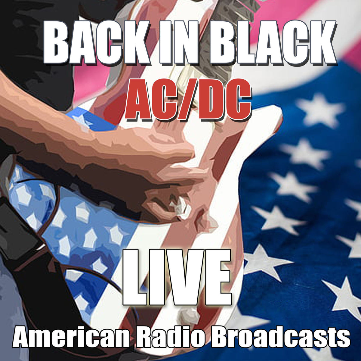 AC/DC – Back In Black (Live) vinyl cover