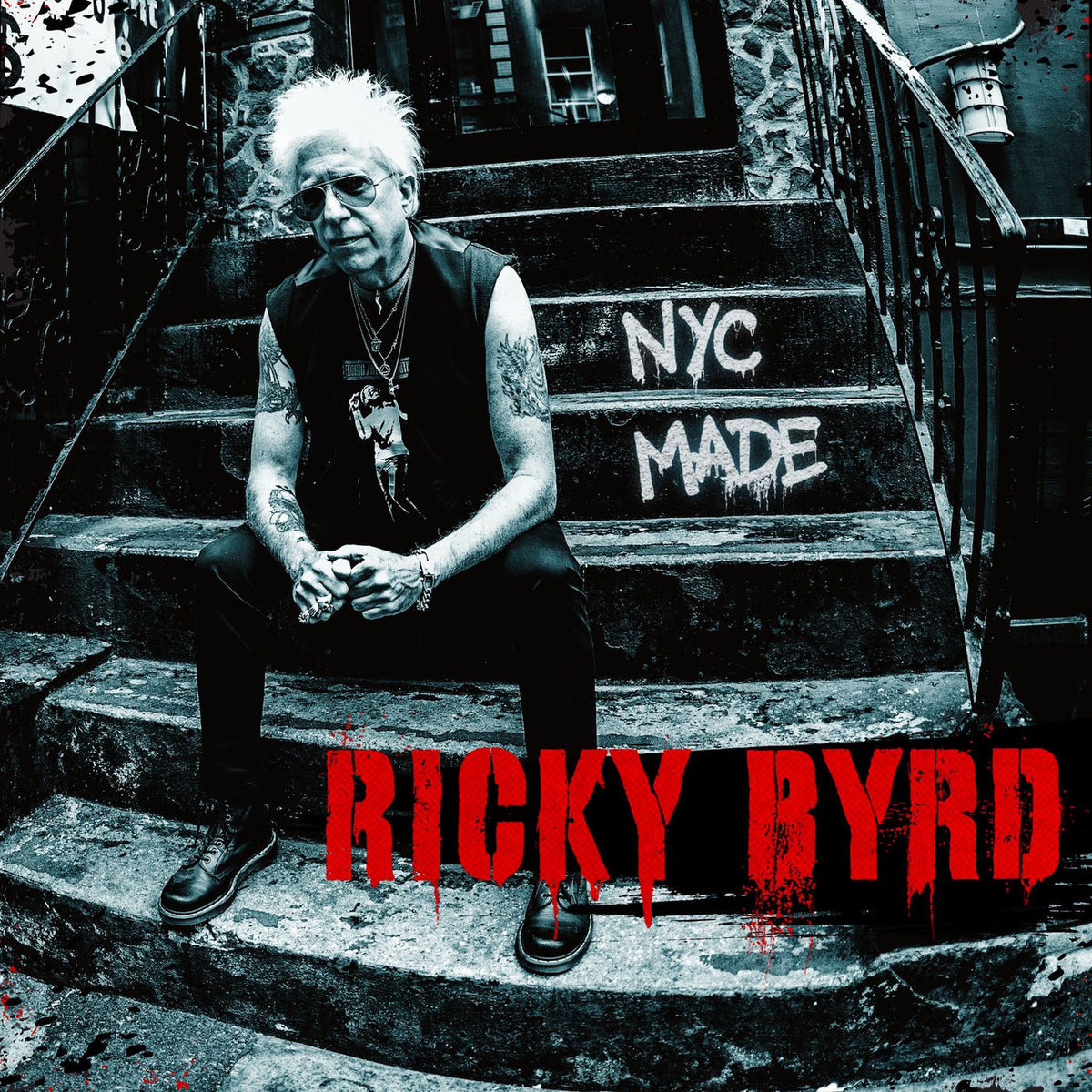 Ricky Byrd – NYC Made vinyl record cover