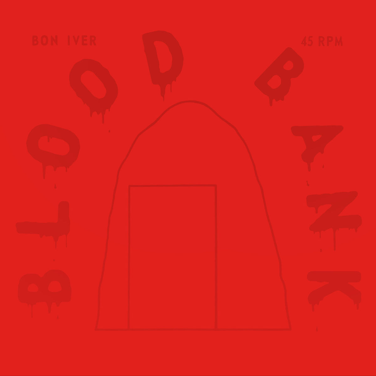 Bon Iver – Blood Bank EP (10th Anniversary Edition) vinyl cover