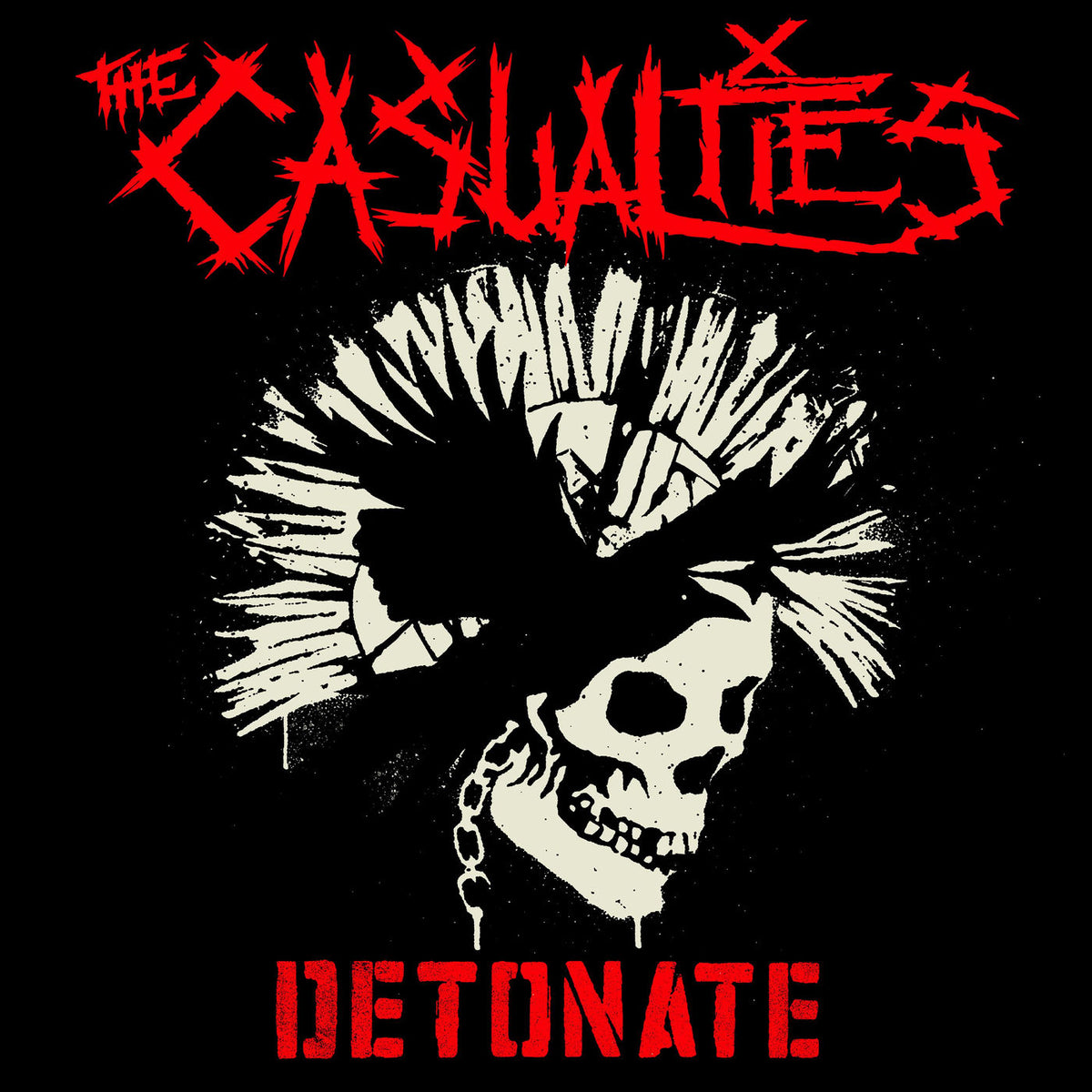 Casualties – Detonate vinyl record cover