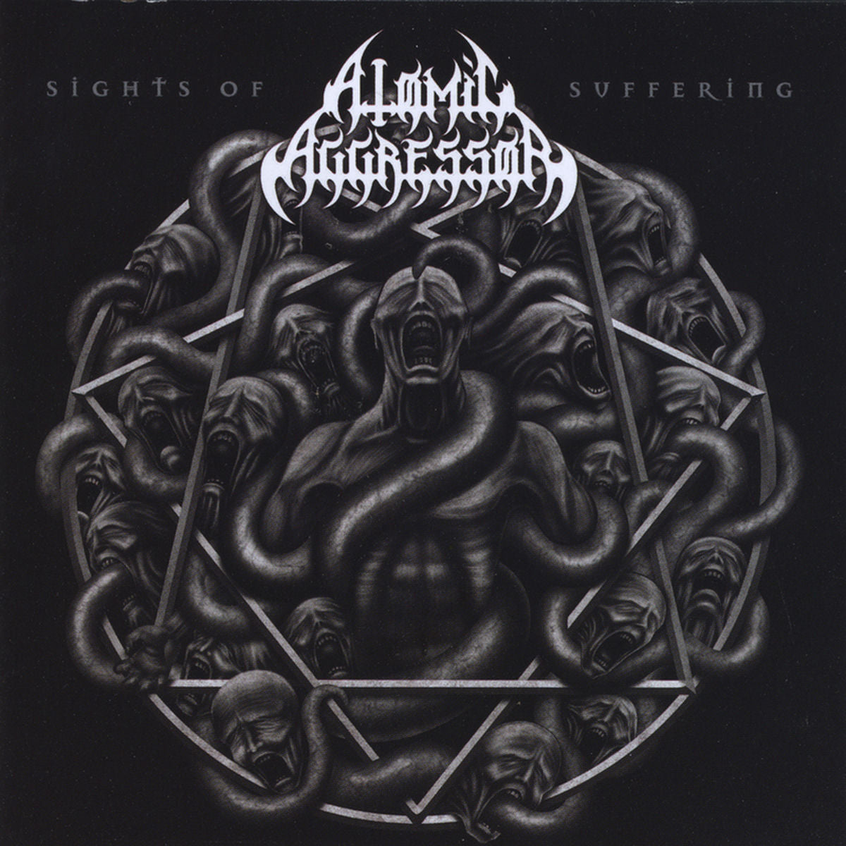 Atomic Aggressor – Sights Of Suffering vinyl record cover