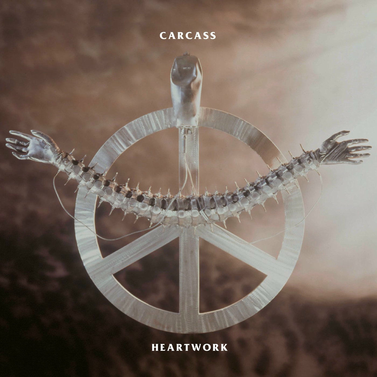 Carcass – Heartwork (White Vinyl) (Phd Exclusive) vinyl record cover