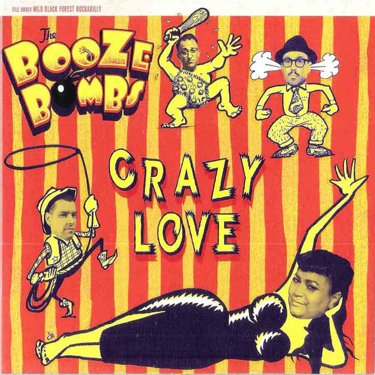 Booze Bombs – Crazy Love vinyl record cover