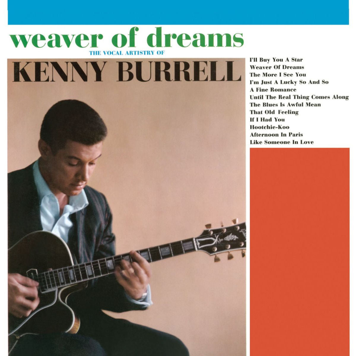 Kenny Burrell – Weaver of Dreams vinyl record cover