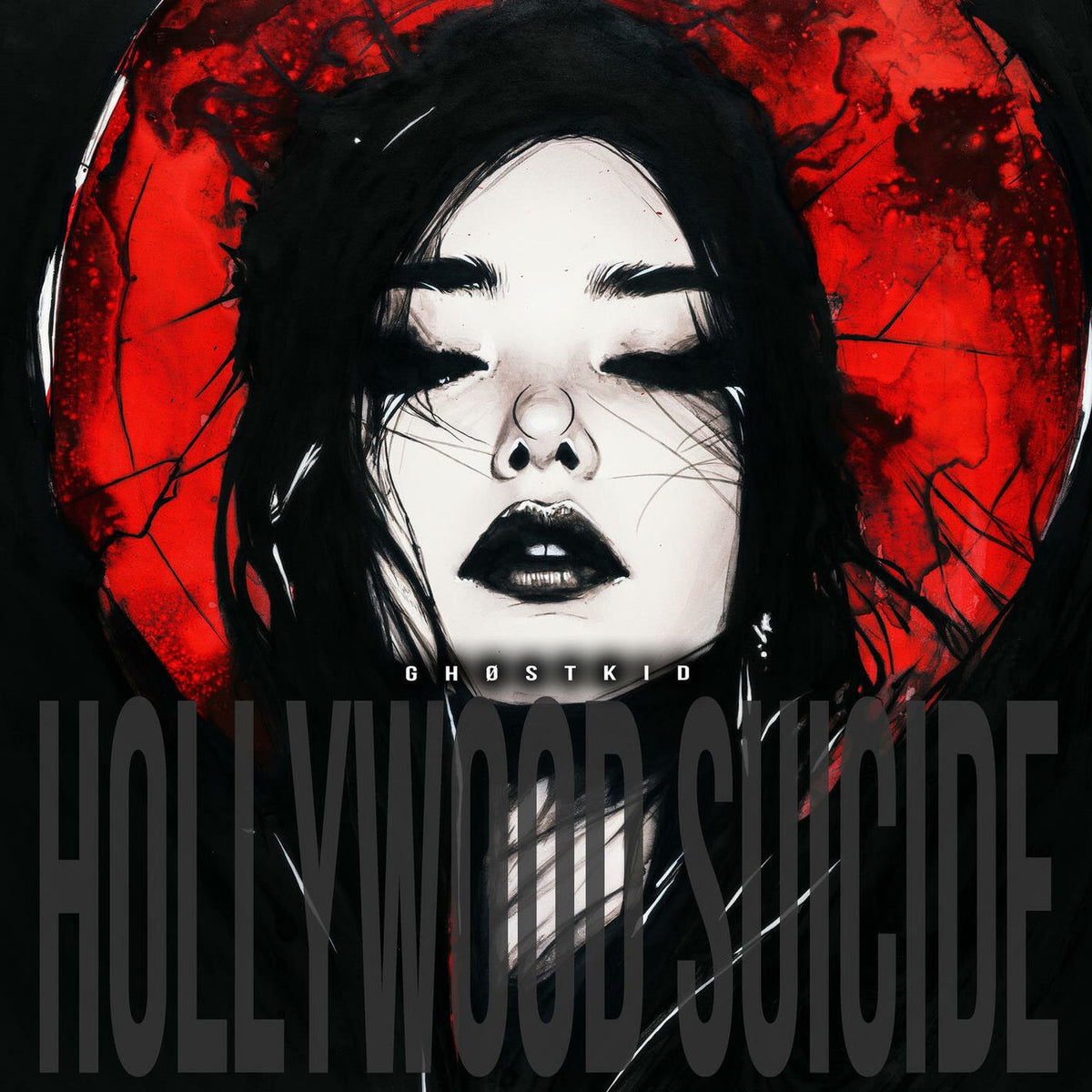 Ghostkid – Hollywood Suicide (Ltd. Translucent Highlighter Yellow Lp) vinyl record cover