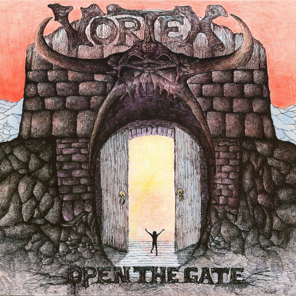 Vortex – Open The Gate vinyl record cover