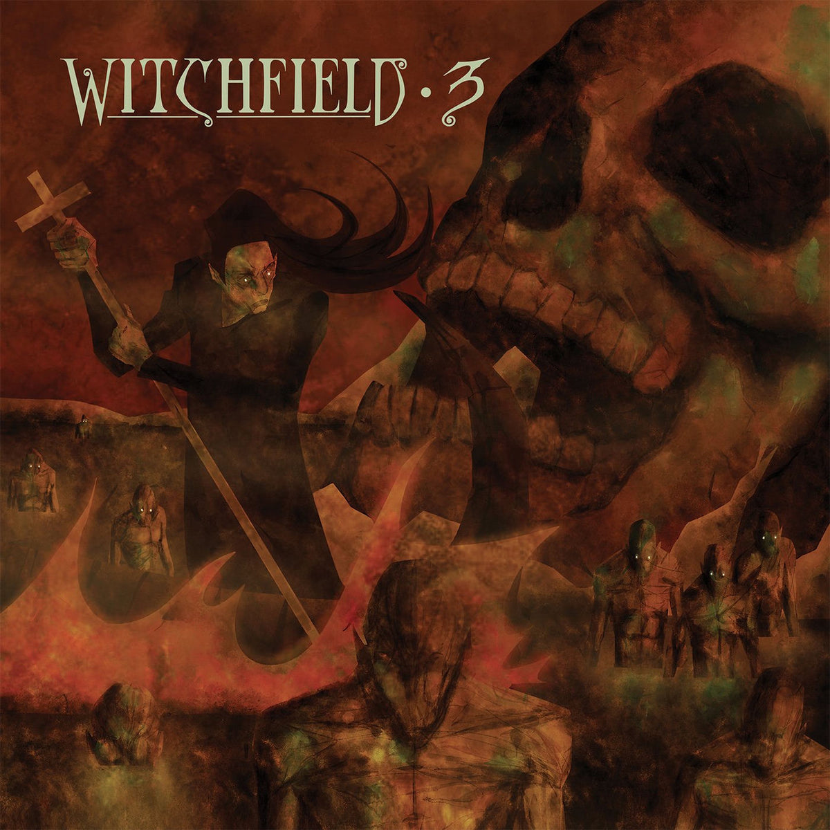 Witchfield – 3 vinyl record cover