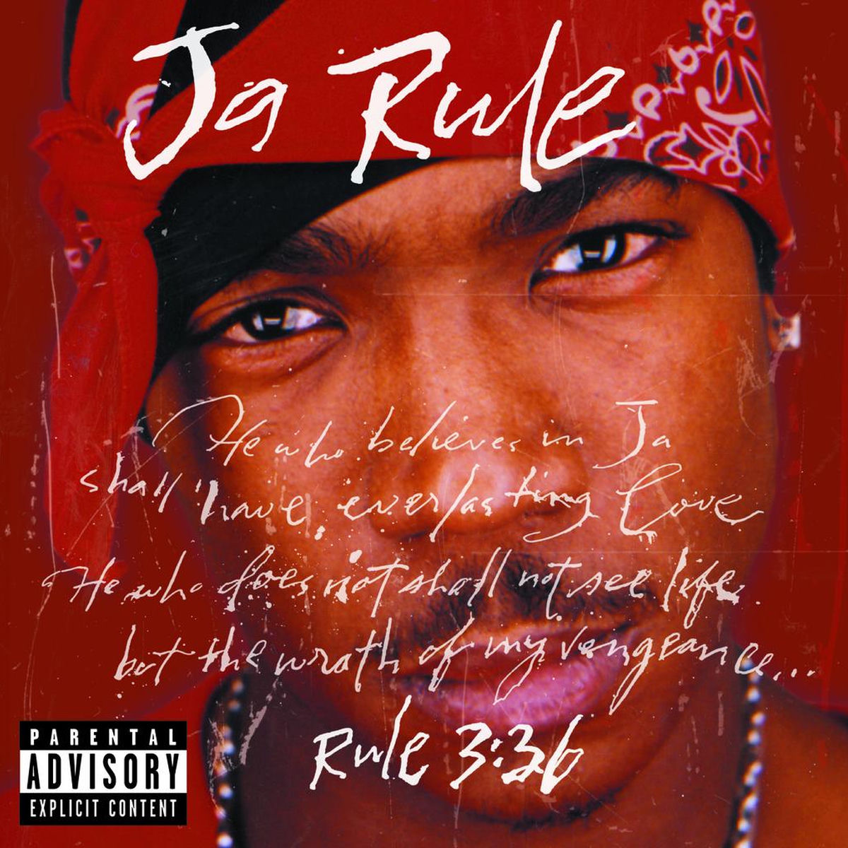 Ja Rule – Rule 3:36 (Limited Edition, Ruby Red Colored Vinyl) (2 Lp's) vinyl record cover