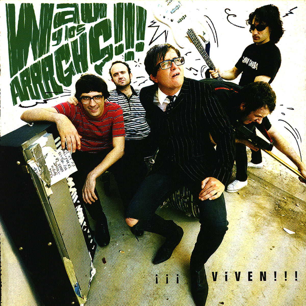 Wau y Los Arrrrghs!!! – ¡¡¡Viven!!! vinyl record cover