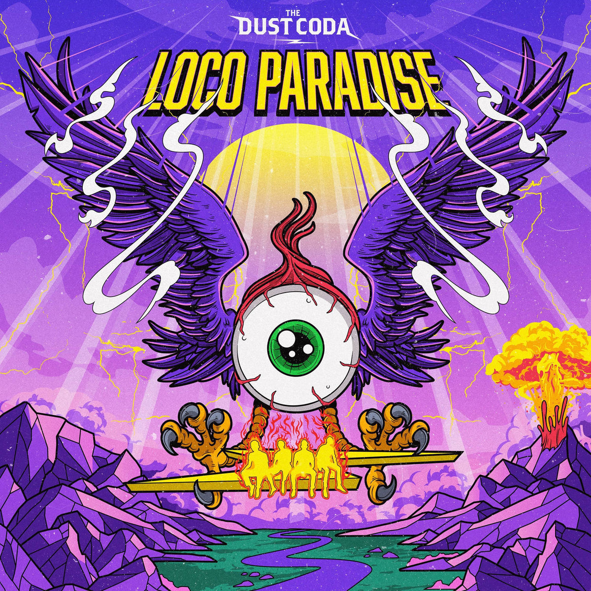 The Dust Coda – Loco Paradise vinyl cover