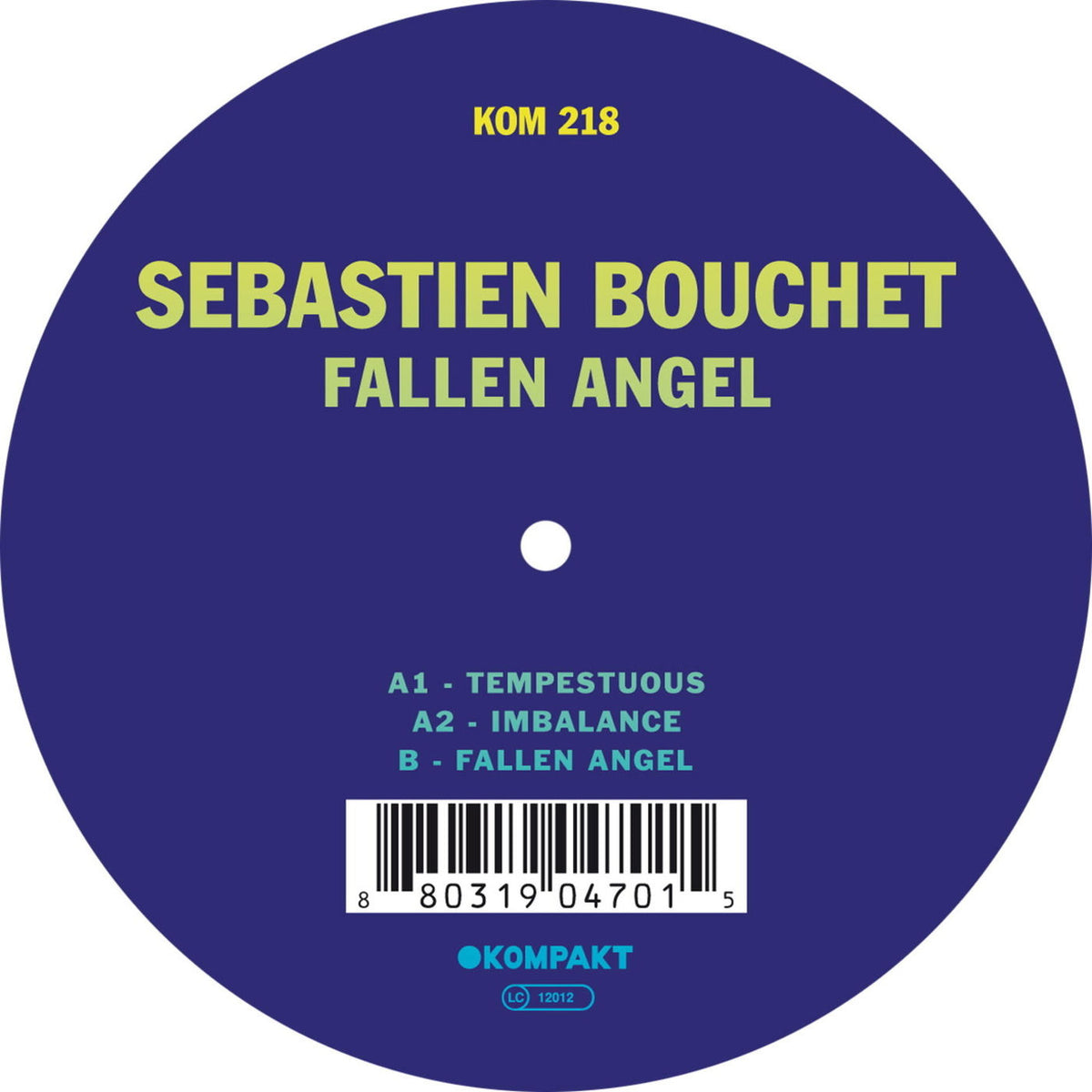 Sebastien Bouchet – Fallen Angel vinyl cover
