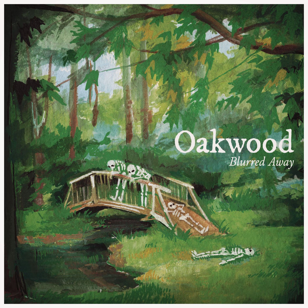 Oakwood – Blurred Away (Gold Vinyl) vinyl record cover