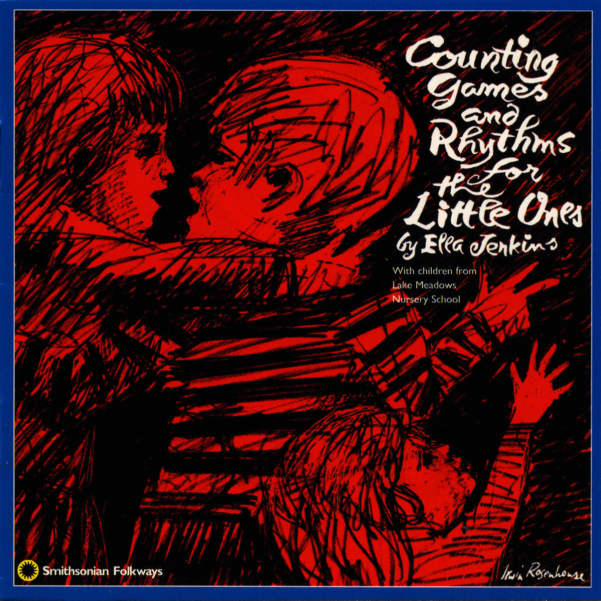 Ella Jenkins – Counting Games and Rhythms for the Little Ones vinyl record cover