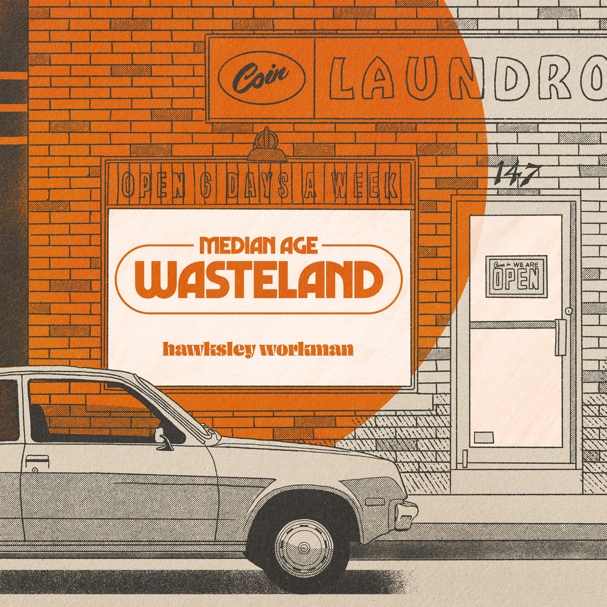 Hawksley Workman – Median Age Wasteland vinyl record cover