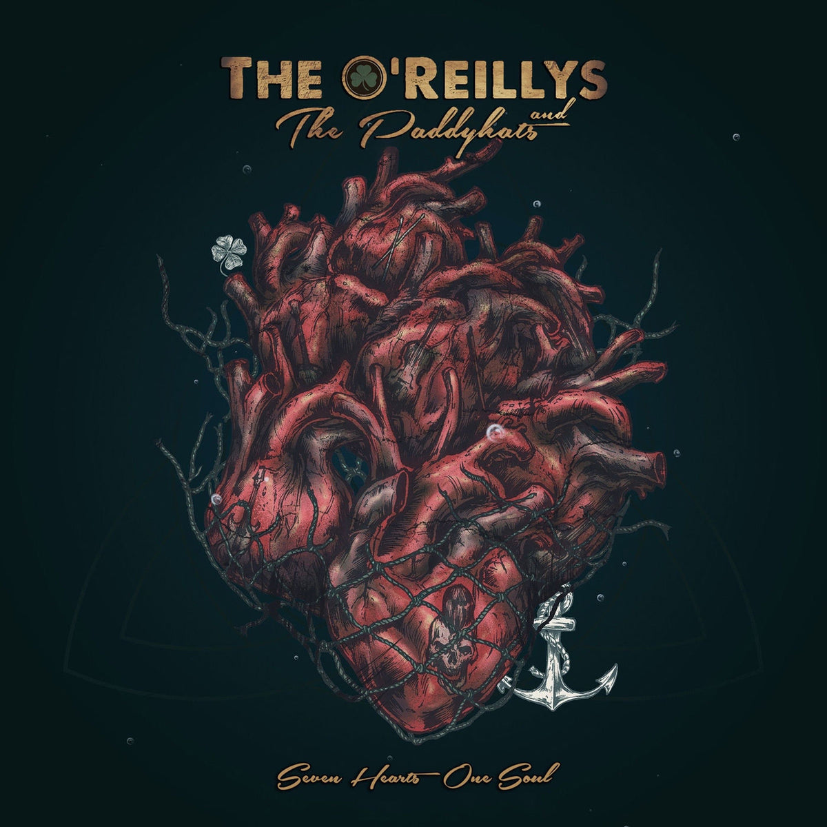 Oreillys And The Paddyhats – Seven Hearts (LTD RED TRANSPARENT) vinyl record cover
