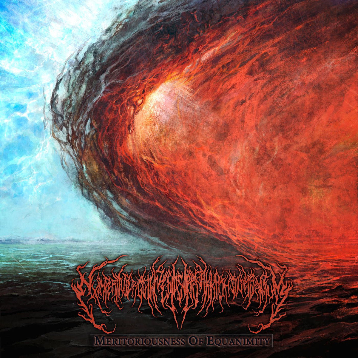 Eximperitus – Meritoriousness Of Equanimity [LP] (COLORED VINYL) vinyl record cover