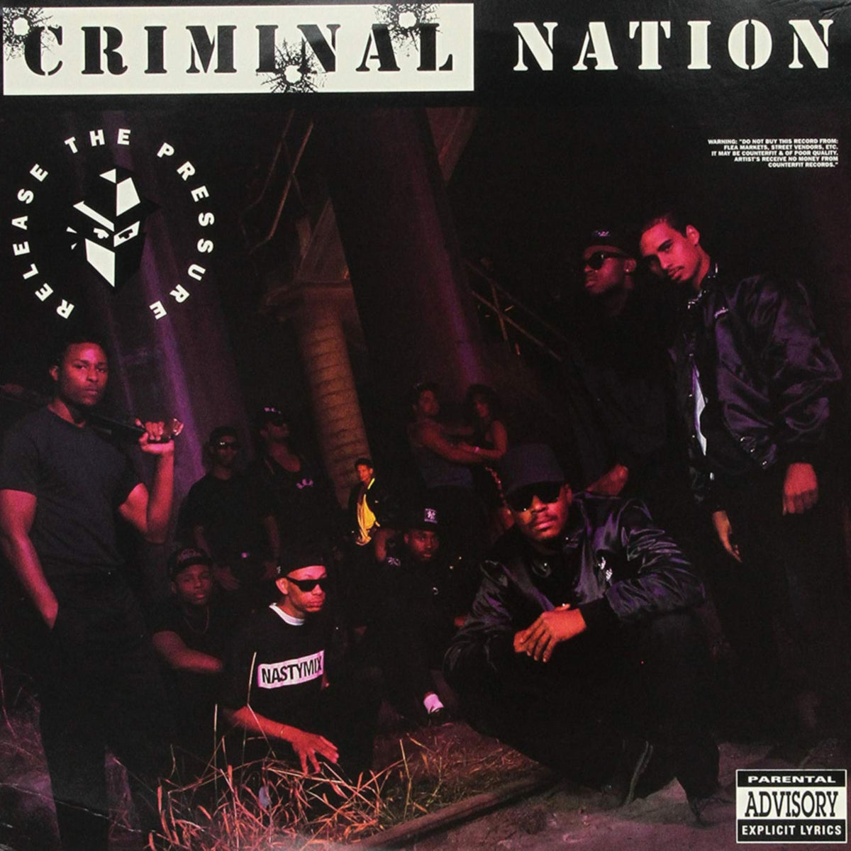 Criminal Nation – Release The Pressure vinyl record cover
