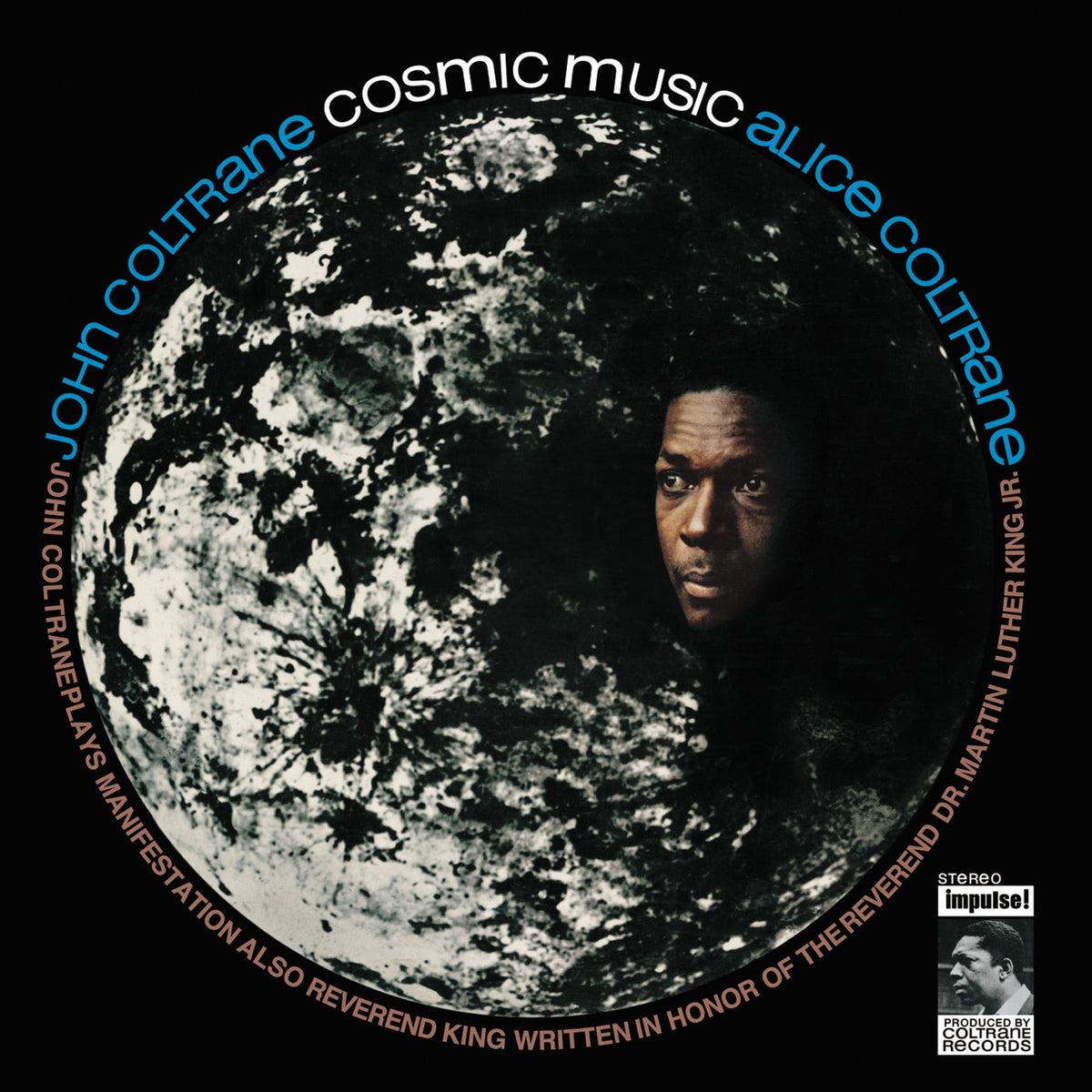 John Coltrane – Cosmic Music vinyl cover