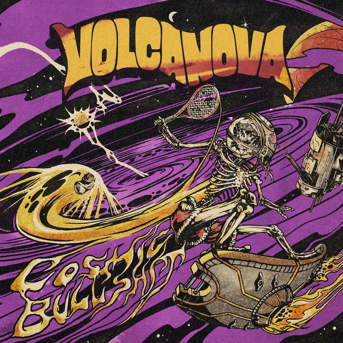 Volcanova – Cosmic Bullshit vinyl record cover