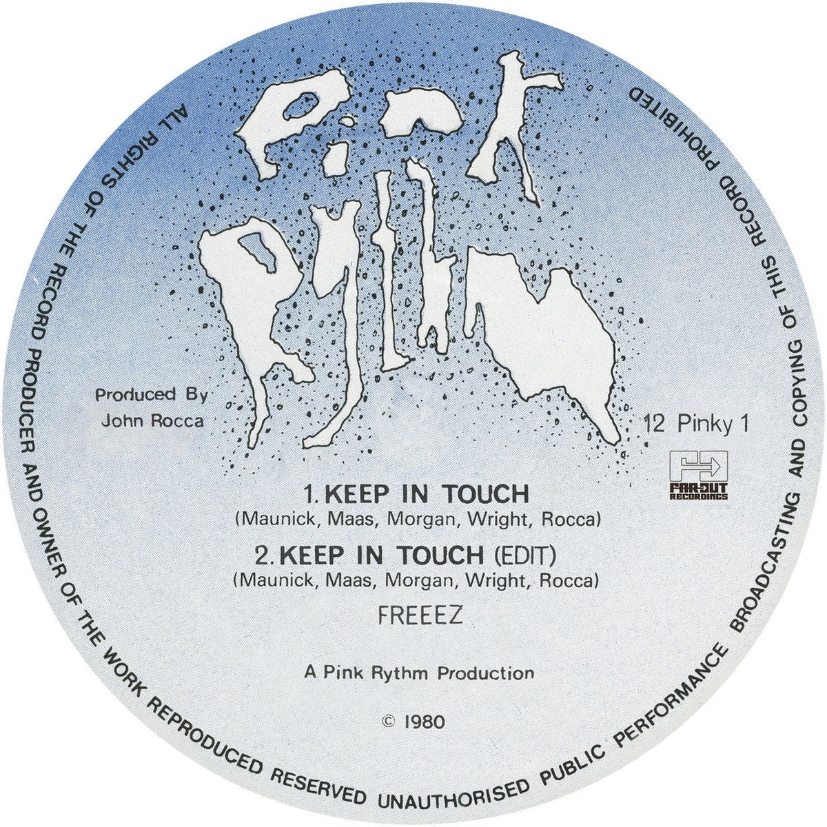 Freeez – Keep in Touch vinyl record cover