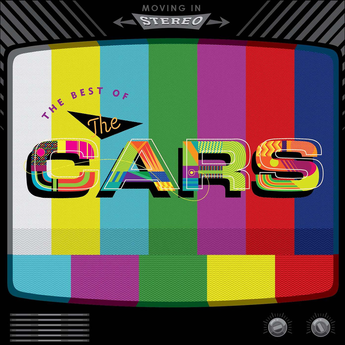 The Cars – Moving in Stereo: The Best of the Cars (180 Gram Vinyl) (2 Lp's) vinyl record cover